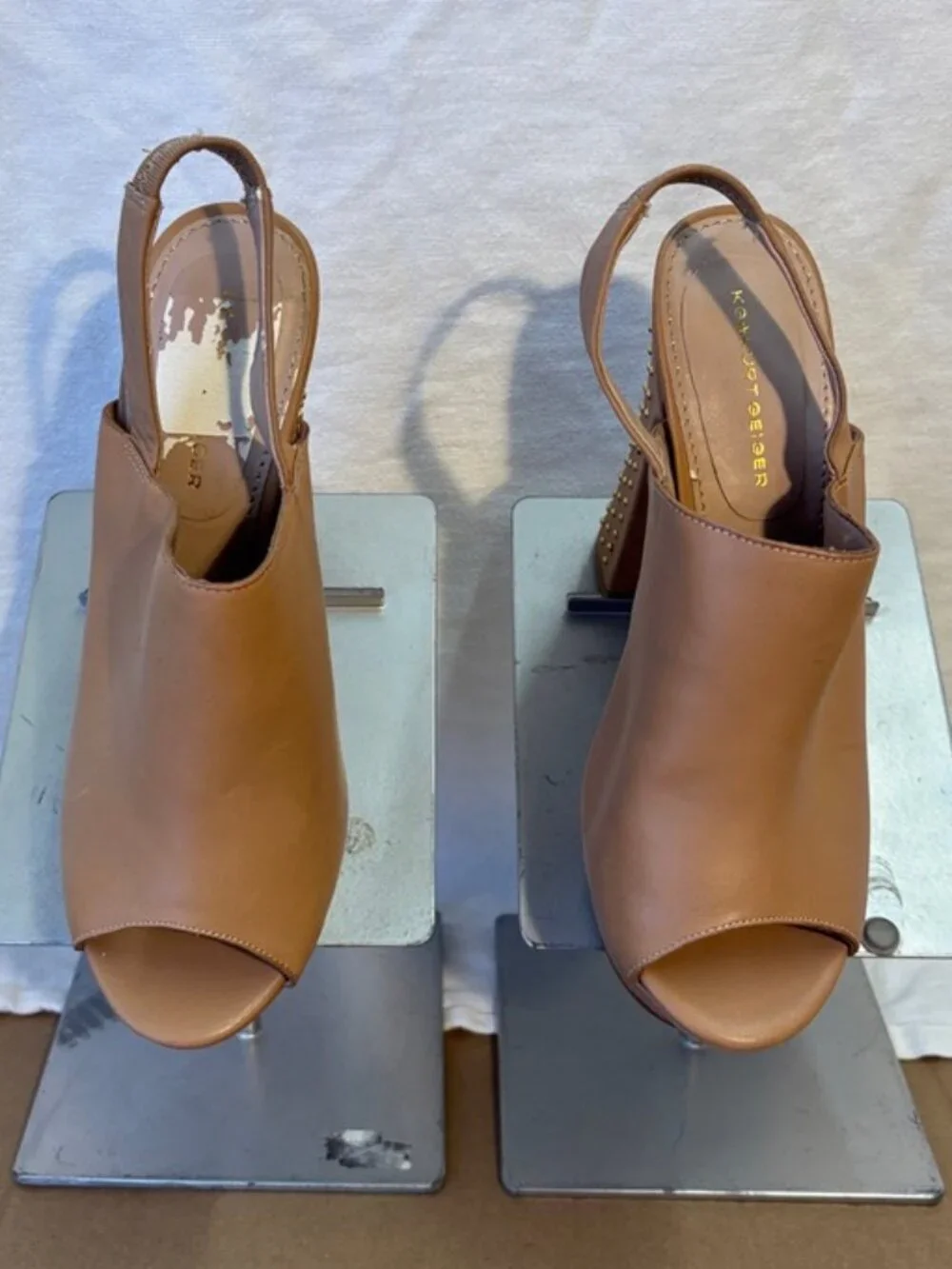 KG by Kurt Geiger Nicole Leather Platform Heel